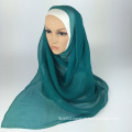 100% Silk beading muslim hijab georgette muslim scarf